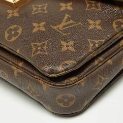 Pre Owned Louis Vuitton Monogram Canvas Pochette Metis Bag