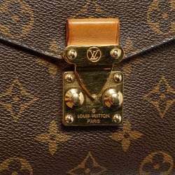 Pre Owned Louis Vuitton Monogram Canvas Pochette Metis Bag