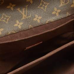 Pre Owned Louis Vuitton Monogram Canvas Pochette Metis Bag