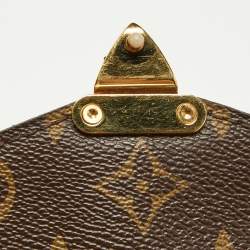 Pre Owned Louis Vuitton Monogram Canvas Pochette Metis Bag
