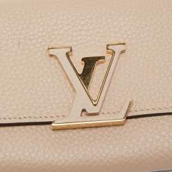 Louis Vuitton Galet Taurillion Leather Capucines Wallet
