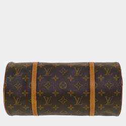 Pre Owned Louis Vuitton Brown Monogram Canvas Papillon handbag