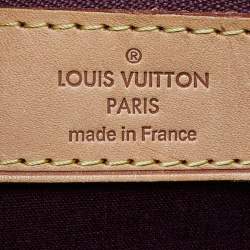 Pre Owned Louis Vuitton Amarante Monogram Vernis Brea GM Bag