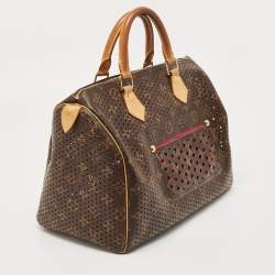 Louis Vuitton Fuchsia Monogram Perforated Canvas Speedy 30 Bag
