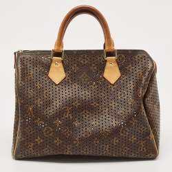 Louis Vuitton Fuchsia Monogram Perforated Canvas Speedy 30 Bag
