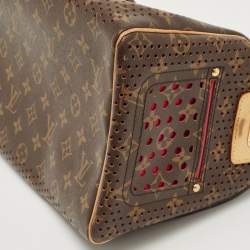 Louis Vuitton Fuchsia Monogram Perforated Canvas Speedy 30 Bag