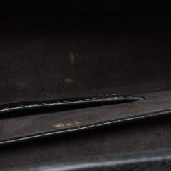 Pre Owned Louis Vuitton Anthracite Nacre/Black Epi Leather Twist MM Bag