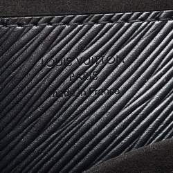 Pre Owned Louis Vuitton Anthracite Nacre/Black Epi Leather Twist MM Bag