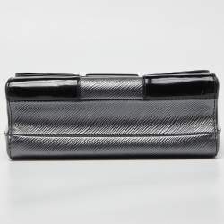 Pre Owned Louis Vuitton Anthracite Nacre/Black Epi Leather Twist MM Bag