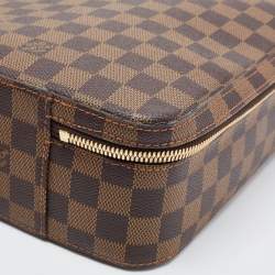 Pre Owned Louis Vuitton Damier Ebene Canvas Porte Ordinateur Sabana Laptop Bag