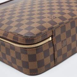 Pre Owned Louis Vuitton Damier Ebene Canvas Porte Ordinateur Sabana Laptop Bag