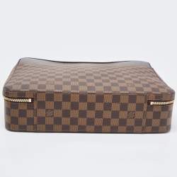 Pre Owned Louis Vuitton Damier Ebene Canvas Porte Ordinateur Sabana Laptop Bag