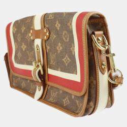 Louis Vuitton Multi Canvas Tisse Porte Rayures Shoulder Bag Louis Vuitton