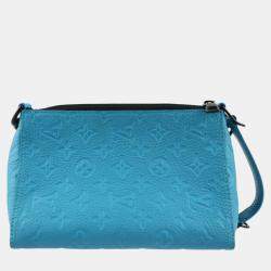 Louis Vuitton Blue Monogram Leather Empriente Triangle Tuffetage Shoulder Bag