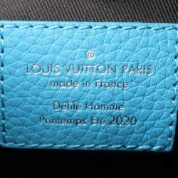 Louis Vuitton Blue Monogram Leather Empriente Triangle Tuffetage Shoulder Bag