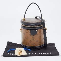 Pre Owned Louis Vuitton Monogram and Reverse Monogram Canvas Cannes Bag