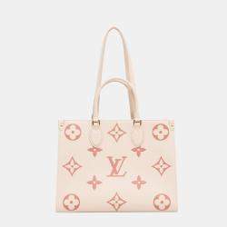 Louis Vuitton Beige/Pink Monogram Empreinte OnTheGo mm
