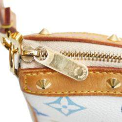 Pre Owned Louis Vuitton White Monogram Multicolore Pochette Accessoires