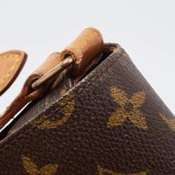 Pre Owned Louis Vuitton Monogram Canvas Musette Tango Long Strap Bag