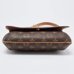 Pre Owned Louis Vuitton Monogram Canvas Musette Tango Long Strap Bag