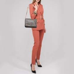 Pre Owned Louis Vuitton Monogram Canvas Musette Tango Long Strap Bag