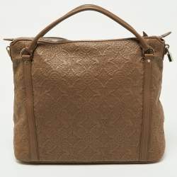 Louis Vuitton Gris Pearl Monogram Antheia Leather Ixia MM Bag