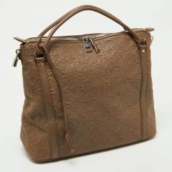 Louis Vuitton Gris Pearl Monogram Antheia Leather Ixia MM Bag