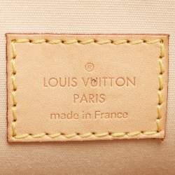 Pre Owned Louis Vuitton Citrine Monogram Vernis Alma PM Bag