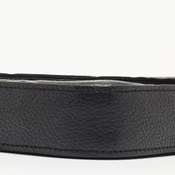 Pre Owned Louis Vuitton Black Monogram Empreinte Leather Pochette Felicie Bag