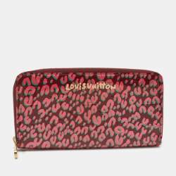 Louis Vuitton Vernis Zippy Wallet in Freesia Pink