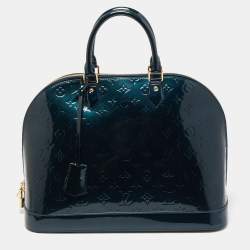 Louis Vuitton Alma BB Ice Blue in Calfskin Leather with Gold-tone - US