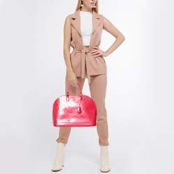 Pre Owned حقيبة لوي فيتون ألما فيرنيه مونوغرامي عنابي GM