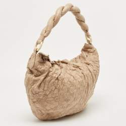 Pre Owned Louis Vuitton Ecru Monogram Leather Limited Edition Olympe Nimbus GM Bag