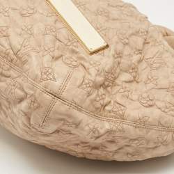 Pre Owned Louis Vuitton Ecru Monogram Leather Limited Edition Olympe Nimbus GM Bag