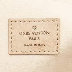 Pre Owned Louis Vuitton Ecru Monogram Leather Limited Edition Olympe Nimbus GM Bag