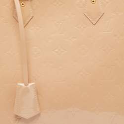 Pre Owned Louis Vuitton Rose Florentine Monogram Vernis Alma GM Bag