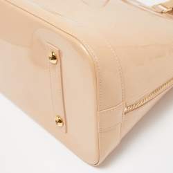 Pre Owned Louis Vuitton Rose Florentine Monogram Vernis Alma GM Bag