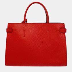 Pre Owned Louis Vuitton Red Epi Leather Twist tote Bag