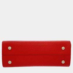 Pre Owned Louis Vuitton Red Epi Leather Twist tote Bag