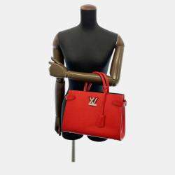 Pre Owned Louis Vuitton Red Epi Leather Twist tote Bag