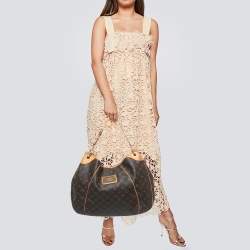 Pre Owned Louis Vuitton Monogram Canvas Galliera GM Bag