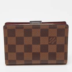 Pre Owned Louis Vuitton Damier Ebene Canvas Juliette Wallet