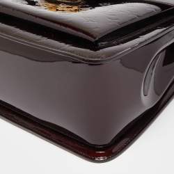 Pre Owned Louis Vuitton Amarante Monogram Vernis Mirada Bag