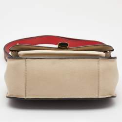 Pre Owned Louis Vuitton Creme Monogram Canvas and Leather Vaugirard Bag