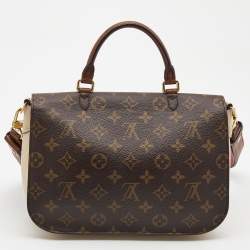 Pre Owned Louis Vuitton Creme Monogram Canvas and Leather Vaugirard Bag