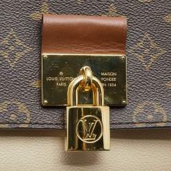 Pre Owned Louis Vuitton Creme Monogram Canvas and Leather Vaugirard Bag