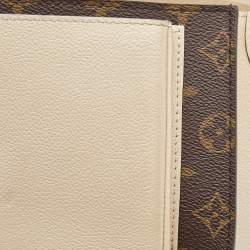 Pre Owned Louis Vuitton Creme Monogram Canvas and Leather Vaugirard Bag