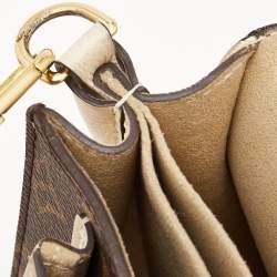 Pre Owned Louis Vuitton Creme Monogram Canvas and Leather Vaugirard Bag