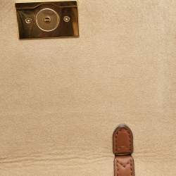 Pre Owned Louis Vuitton Creme Monogram Canvas and Leather Vaugirard Bag