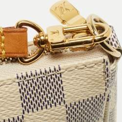 Pre Owned Louis Vuitton Damier Azur Canvas Pochette Accessoires Bag